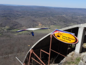 Launching from Lookout Mountain