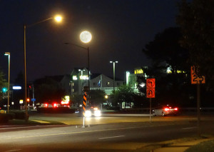 A very cool moon.  Although, that's not particularly evident in this photo.