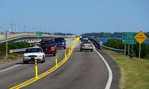 Hey look, a very long and narrow bridge.  Good times.