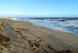 The Atlantic Ocean at Kitty Hawk.