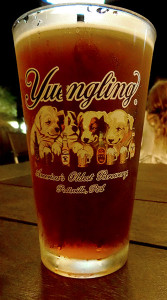 A "Laughing Skull" in a Yuengling glass at The Crooked Spoon