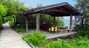 Primitive camping at Long Key State Park