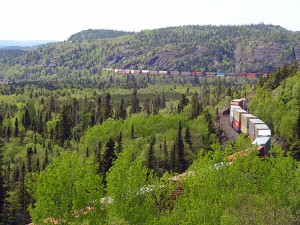 That is a VERY long train.