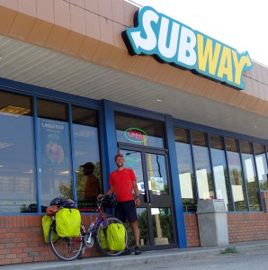 Brooks, AB.Subway #2 of the day.