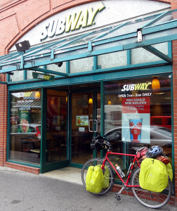 Welcome to Subway.  Banff style.