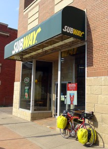 Subway, Medicine Hat.Have subs, will travel!