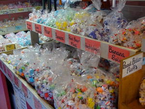 A sea of salt water taffy.