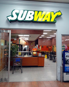 Subway in Walmart, Deming, NM.