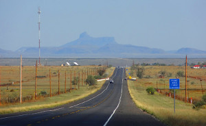 The road to Marfa.