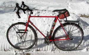 Cycling in March isn't the most pleasant option.