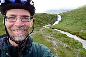 One of many river and waterfalls along the today's route.