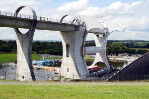 The Falkirk Wheel. It looks like something from a Sci-Fi movie.